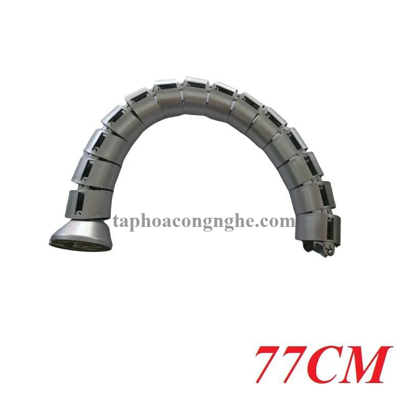 Gensil 97722 80cm gen01bla gen01sil ống gen con rắn luồn dây điện thông minh cho văn phòng màu bạc 97722 30097722